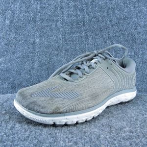 Brooks Pureflow Women Sneaker Shoes Gray Fabric Lace Up Size 8 Medium